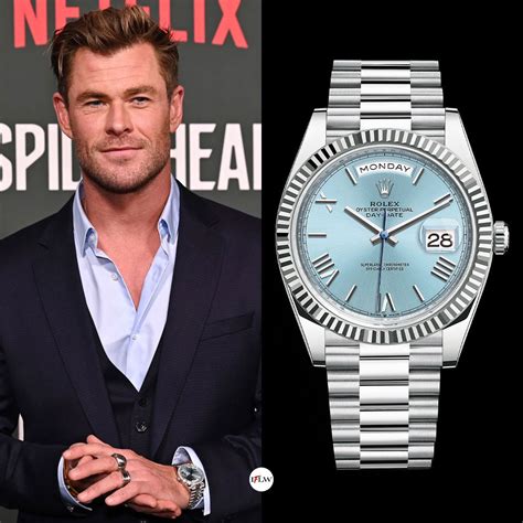 celebrities wearing rolex